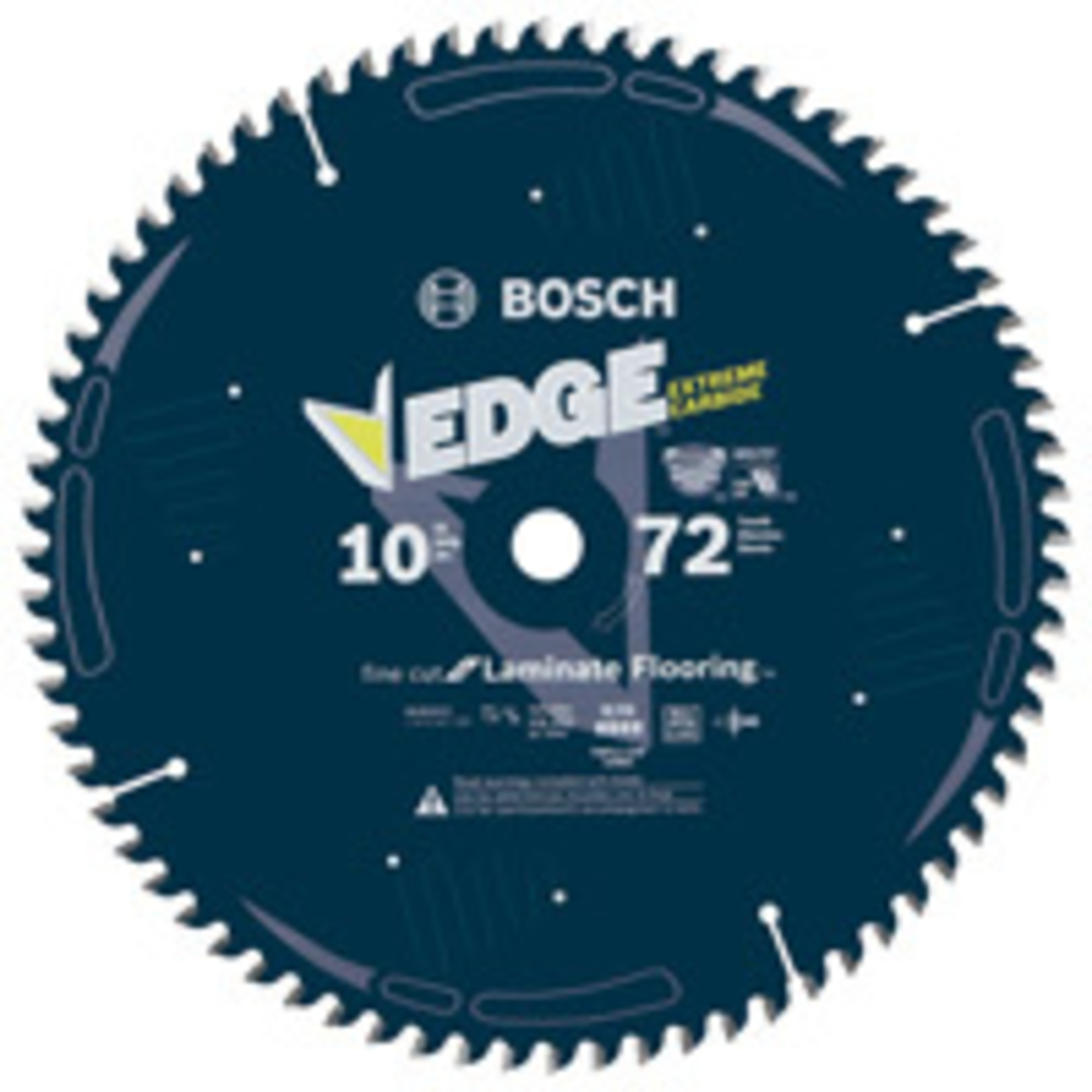 Bosch Edge Circular Saw Blade — 10in., 72 Tooth, For Laminate, Model# DCB1072